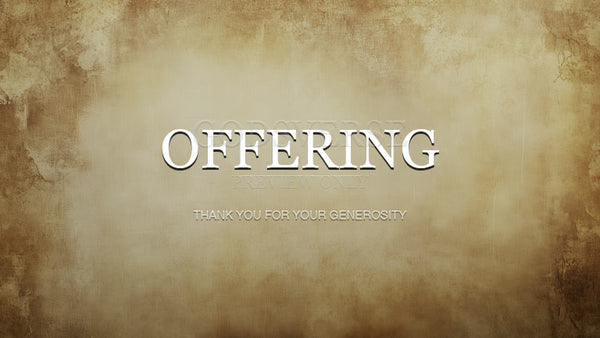 Offering worship background scripture scroll