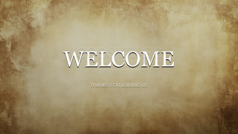 Welcome worship background scripture scroll