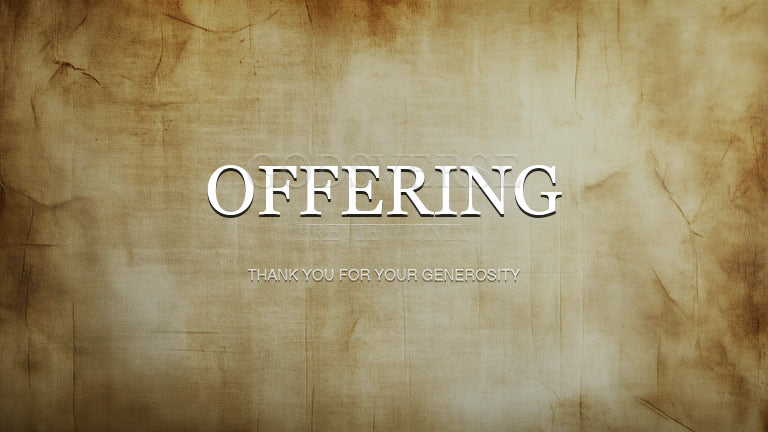 Offering worship background scripture scroll