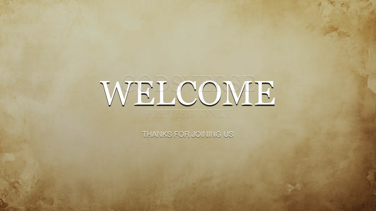 Welcome worship background scripture scroll