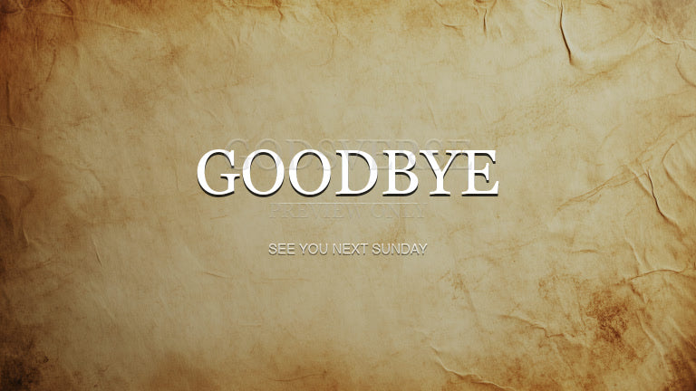 Goodbye worship background scripture scroll