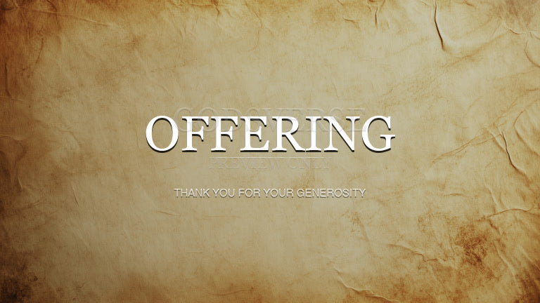 Offering worship background scripture scroll