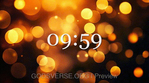 10-minute countdown timer Soft Bokeh