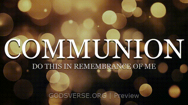 Communion motion background soft bokeh