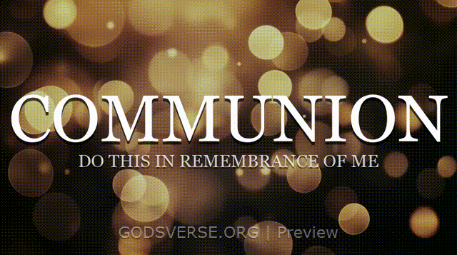 Communion motion background soft bokeh