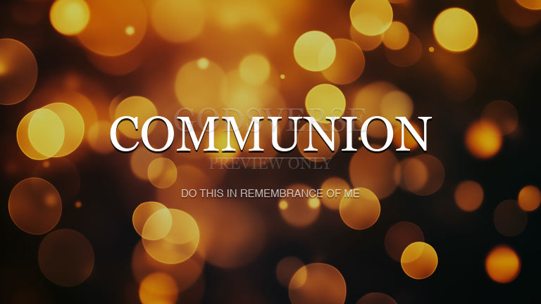 Communion worship background soft bokeh
