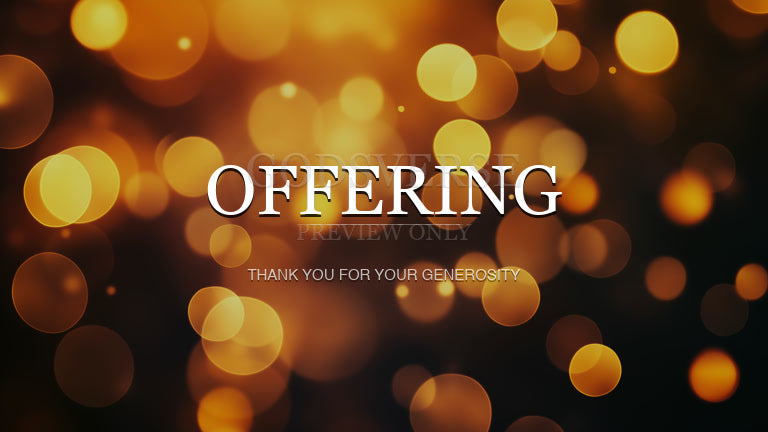 Offering worship background soft bokeh