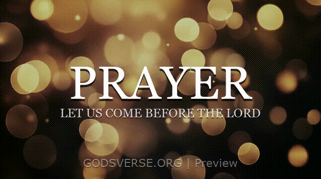 Prayer motion background soft bokeh