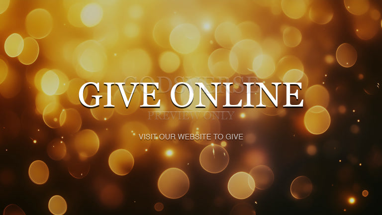 Give Online worship background soft bokeh