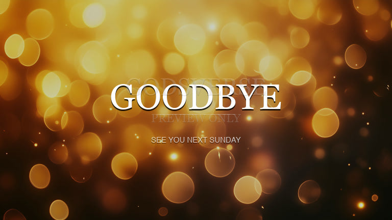 Goodbye worship background soft bokeh