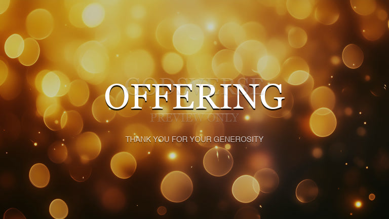 Offering worship background soft bokeh