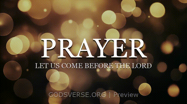 Prayer motion background soft bokeh