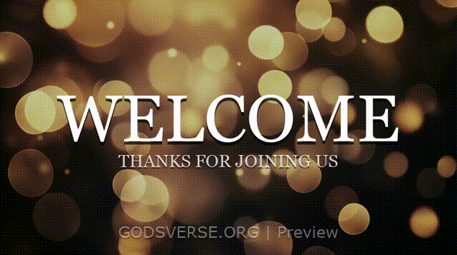 Welcome motion background soft bokeh