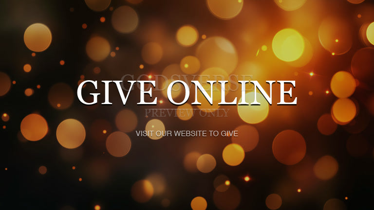 Give Online worship background soft bokeh