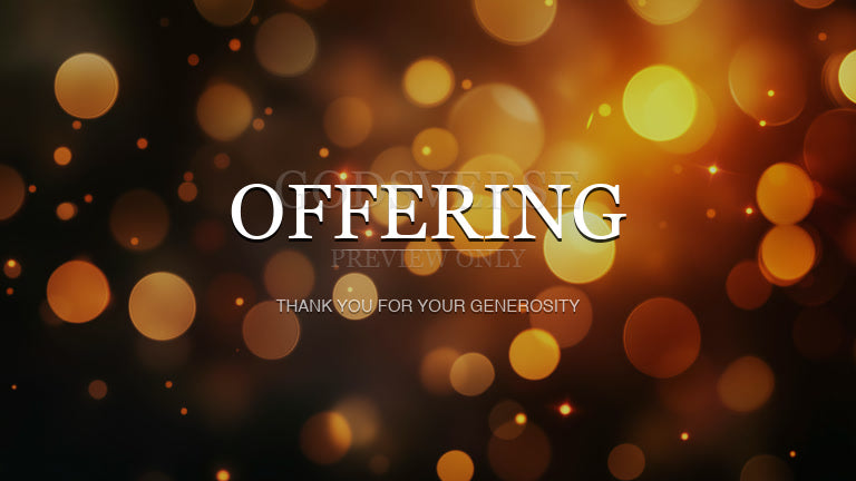 Offering worship background soft bokeh