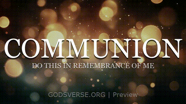 Communion motion background soft bokeh