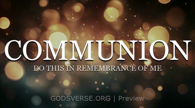 Communion motion background soft bokeh