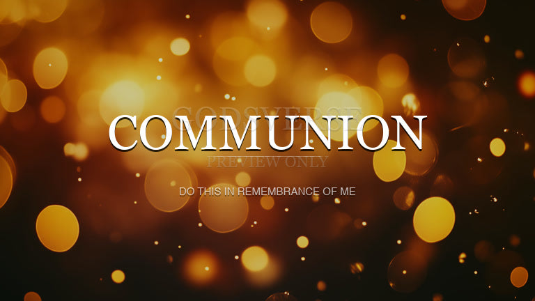 Communion worship background soft bokeh