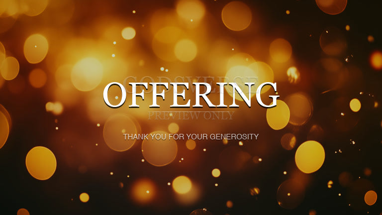 Offering worship background soft bokeh