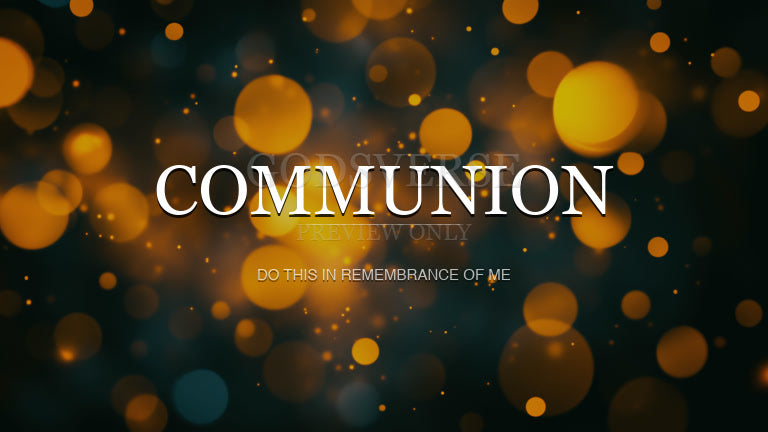 Communion worship background soft bokeh