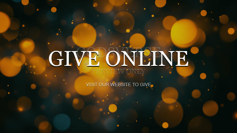 Give Online worship background soft bokeh