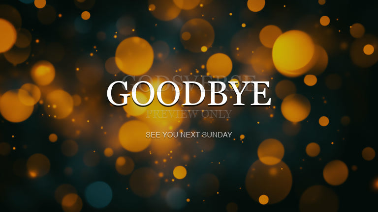Goodbye worship background soft bokeh