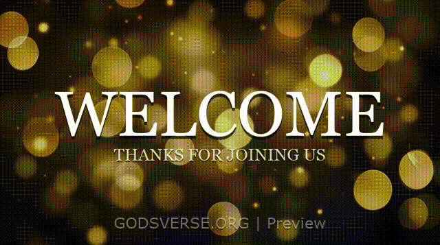 Welcome motion background soft bokeh