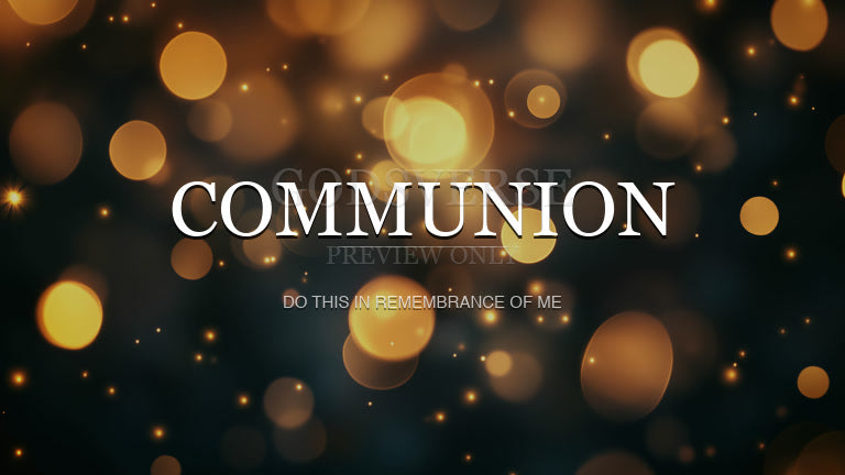 Communion worship background soft bokeh