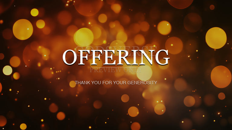 Offering worship background soft bokeh