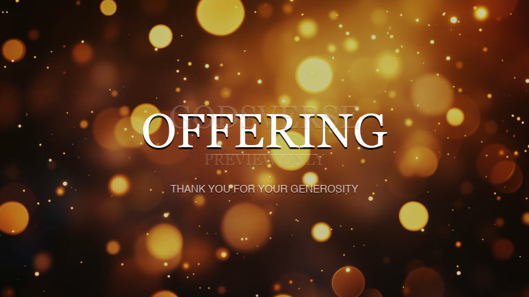 Offering worship background soft bokeh