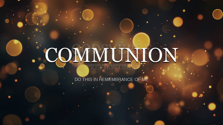 Communion worship background soft bokeh