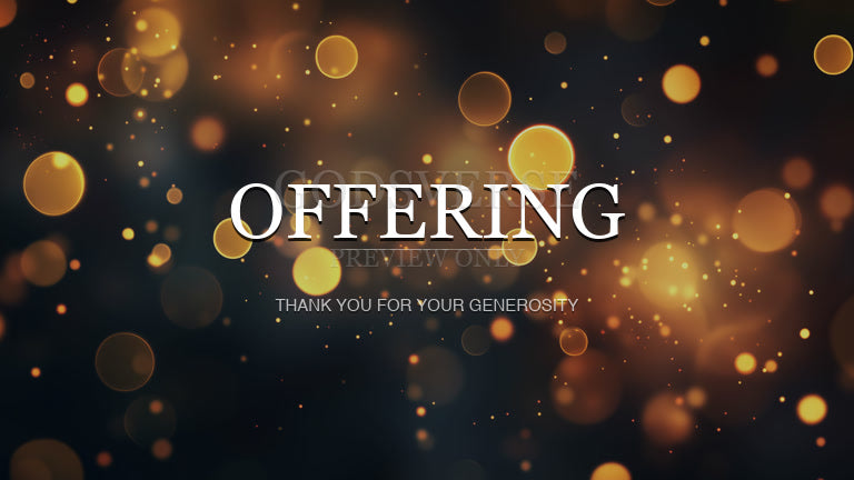 Offering worship background soft bokeh