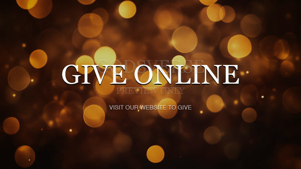 Give Online worship background soft bokeh