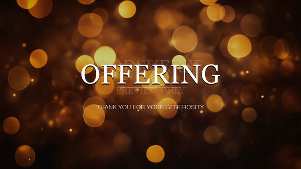 Offering worship background soft bokeh
