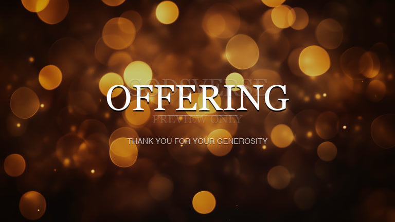 Offering worship background soft bokeh