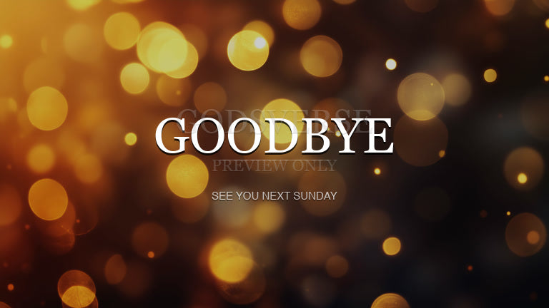 Goodbye worship background soft bokeh