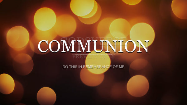 Communion worship background soft bokeh