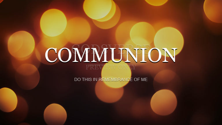 Communion worship background soft bokeh