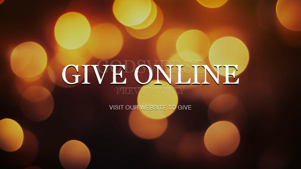 Give Online worship background soft bokeh