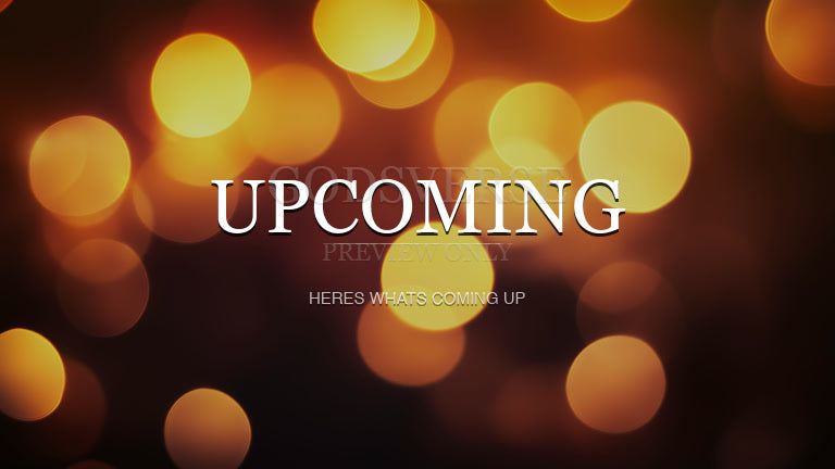 Upcoming worship background soft bokeh