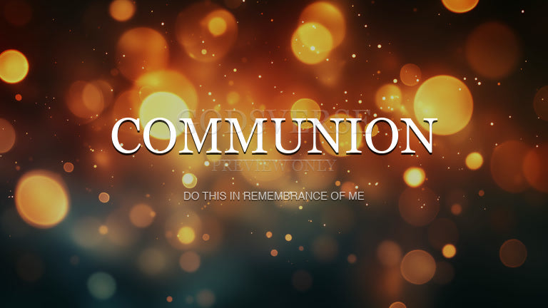 Communion worship background soft bokeh
