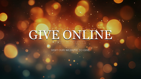Give Online worship background soft bokeh