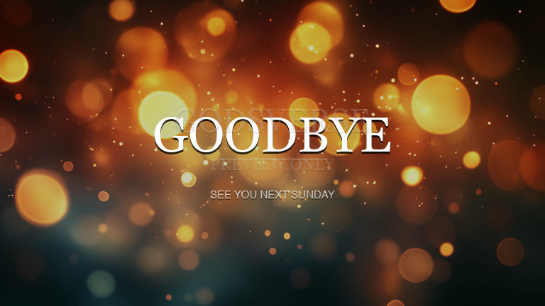 Goodbye worship background soft bokeh