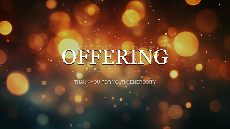Offering worship background soft bokeh