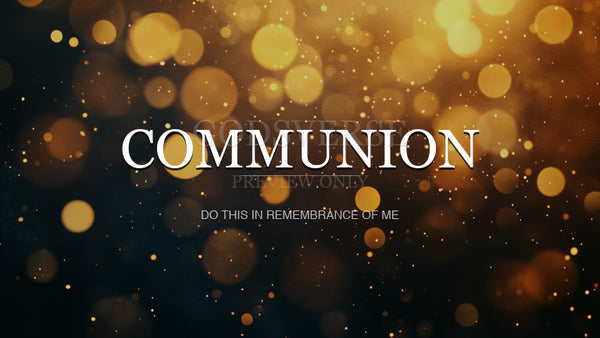 Communion worship background soft bokeh