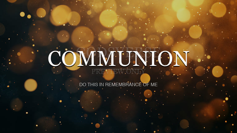 Communion worship background soft bokeh