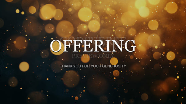 Offering worship background soft bokeh