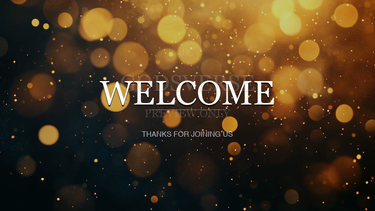 Welcome worship background soft bokeh