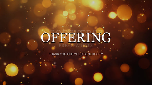 Offering worship background soft bokeh