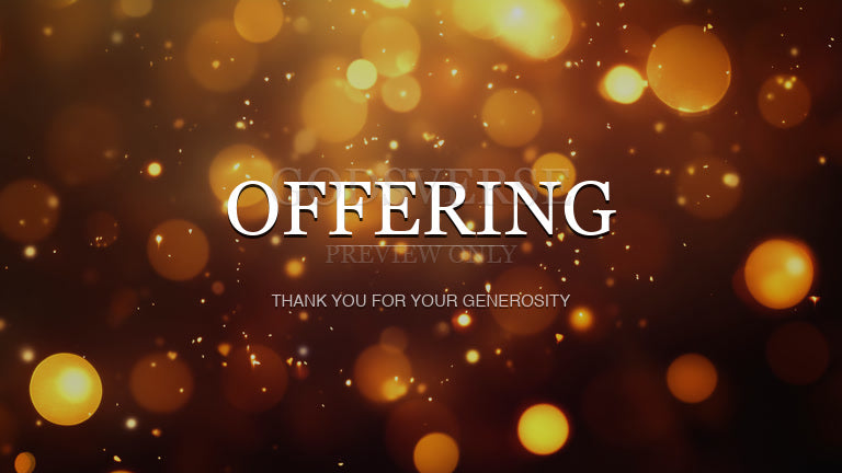Offering worship background soft bokeh